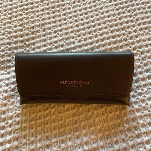 Oliver People’s Leather Sunglass Case